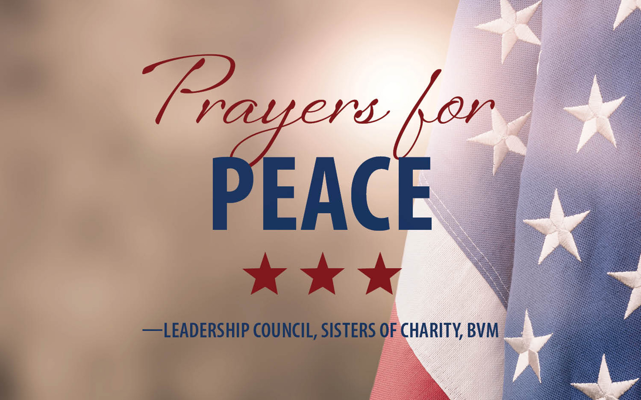 A prayer for peace on Memorial Day